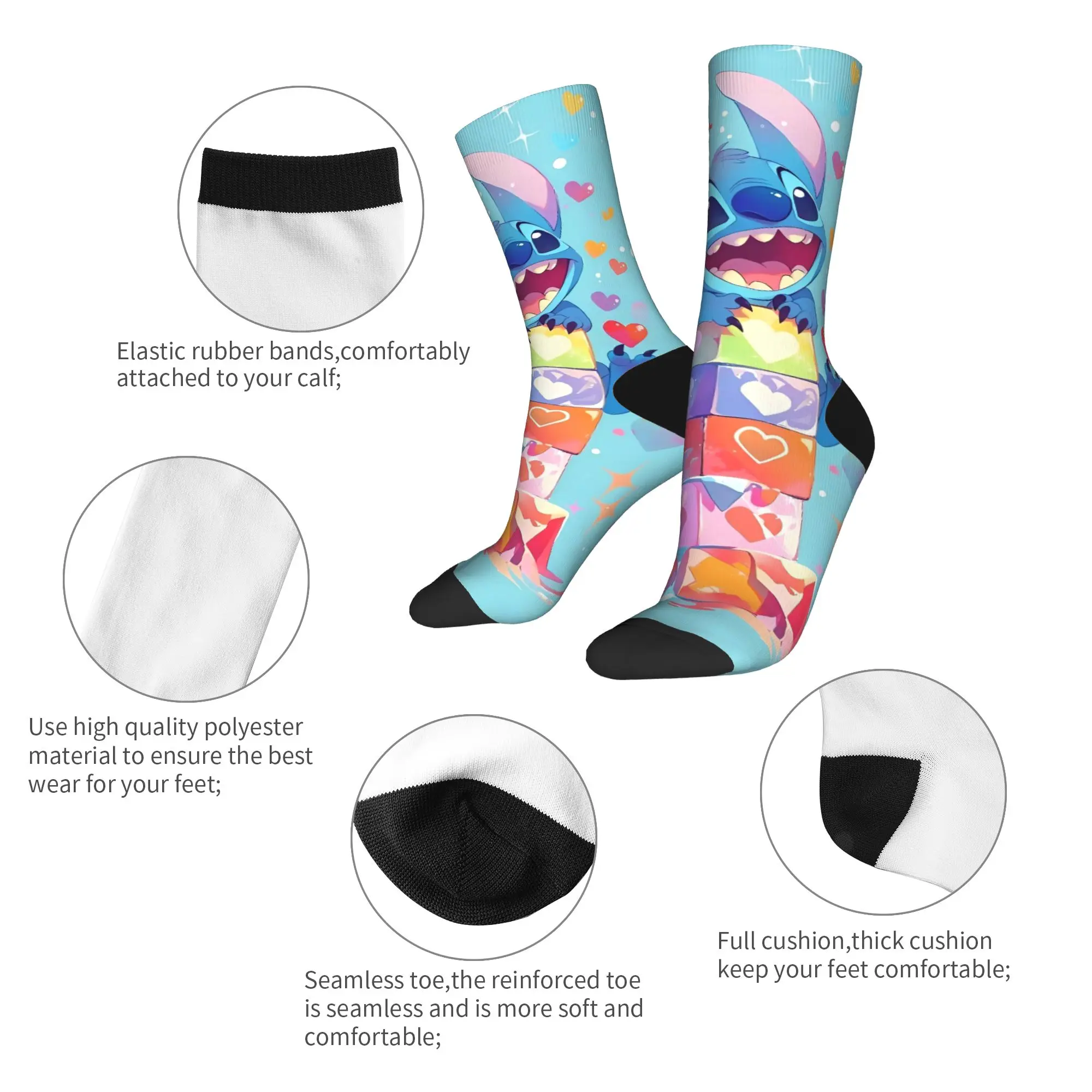 زوجين الجوارب غرزة جوارب المضادة للانزلاق لينة تنفس الجوارب الخريف أنيقة الرسم الجري الجوارب الرياضية