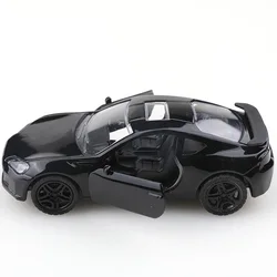 Simulated alloy car model, children's door opening, supercar car model, ornaments, gifts, cake decorations, collection