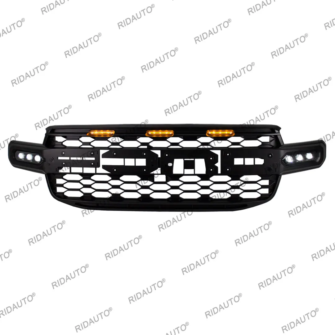 Upgrades RAPTOR Style Refit Front Grill Replacement Lense Side