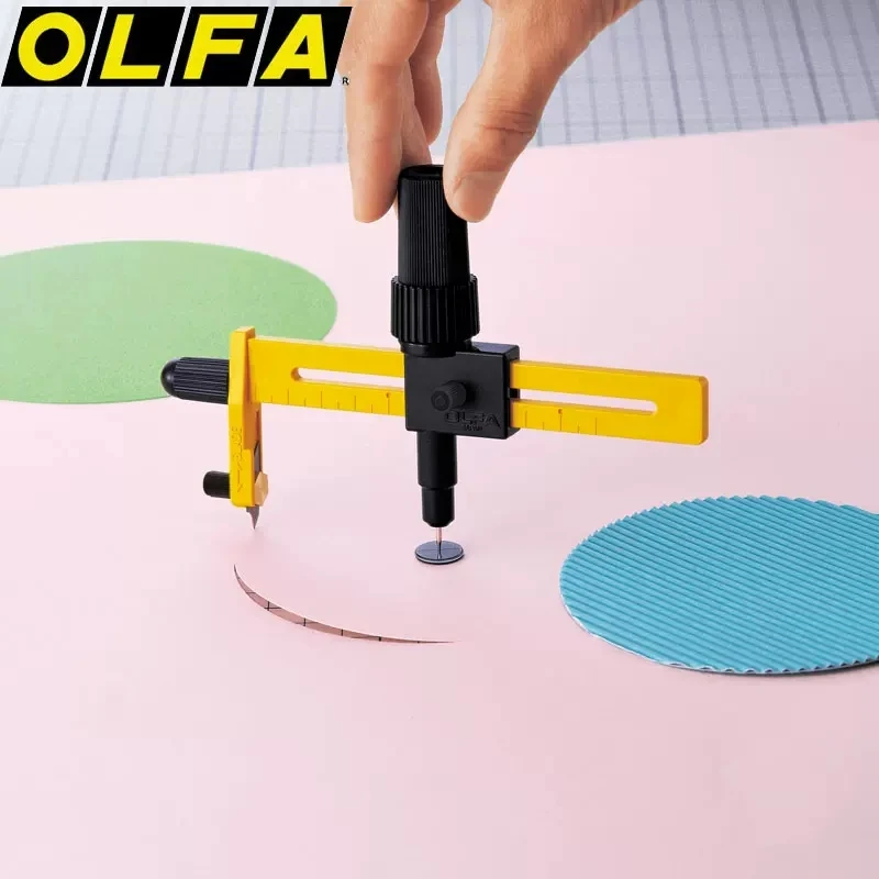 Imagem -04 - Olfa Rotary Circular Cutting Knife Cmp1 dx com Bússola 122cm Cutting Utility Circular Cutting Knife Thin Paper Cutting