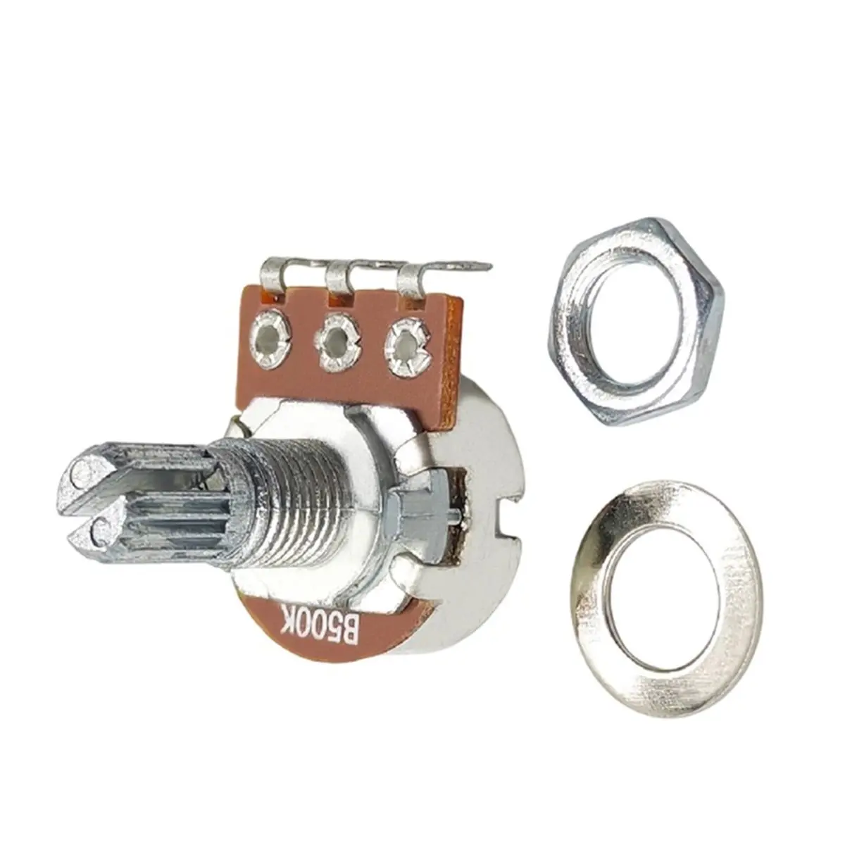 【POPULAR PICK】-15mm Shaft Full-Size/Mini Guitar Potentiometer for Electric Guitar & ,B500K/B250K Volume Tone Pot B