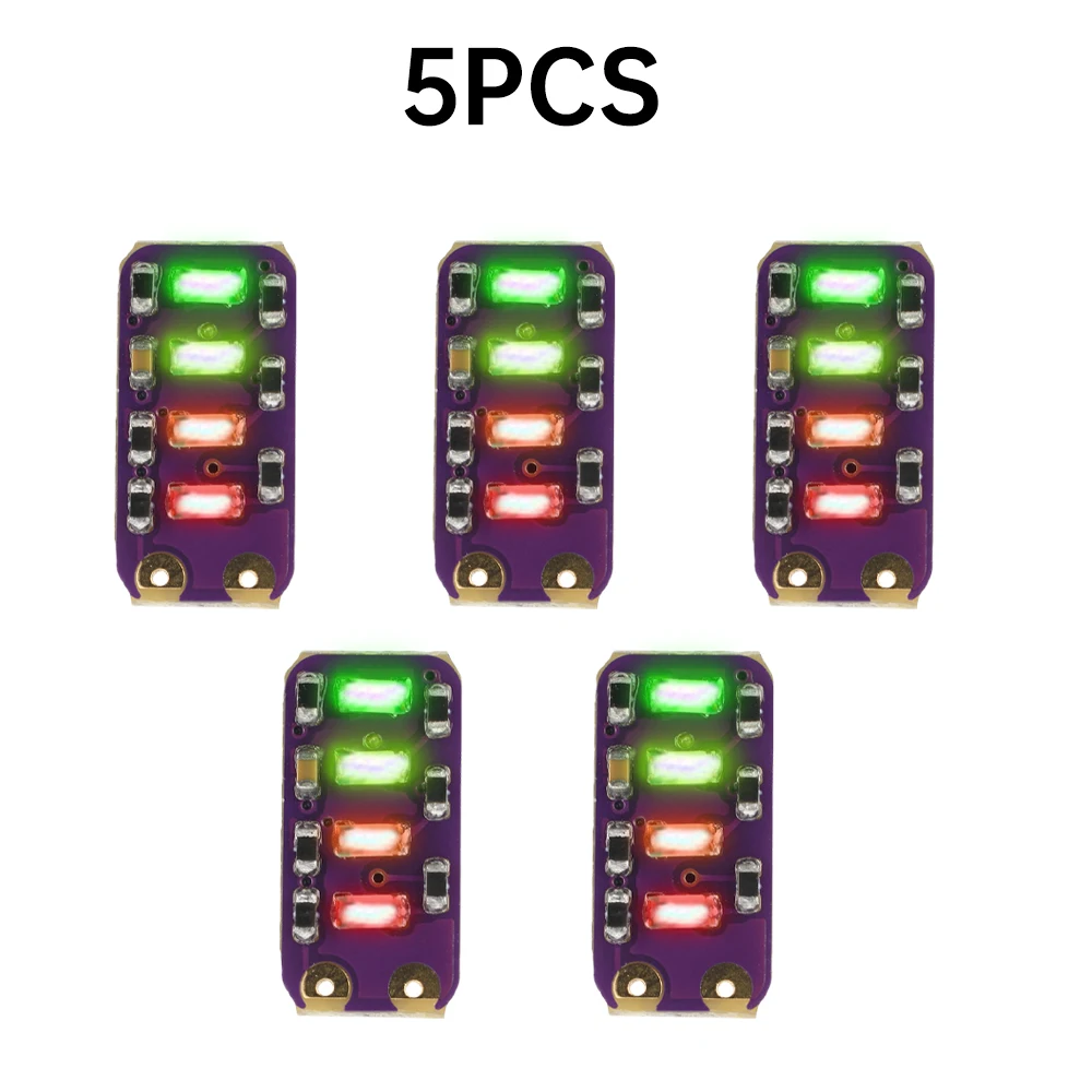 5PCS 3.7-4.2V 6.2-8.6V โมดูลวัดแสง 1 String 2 String Ternary LITHIUM แบตเตอรี่จอแสดงผล MINI LED LIGHT