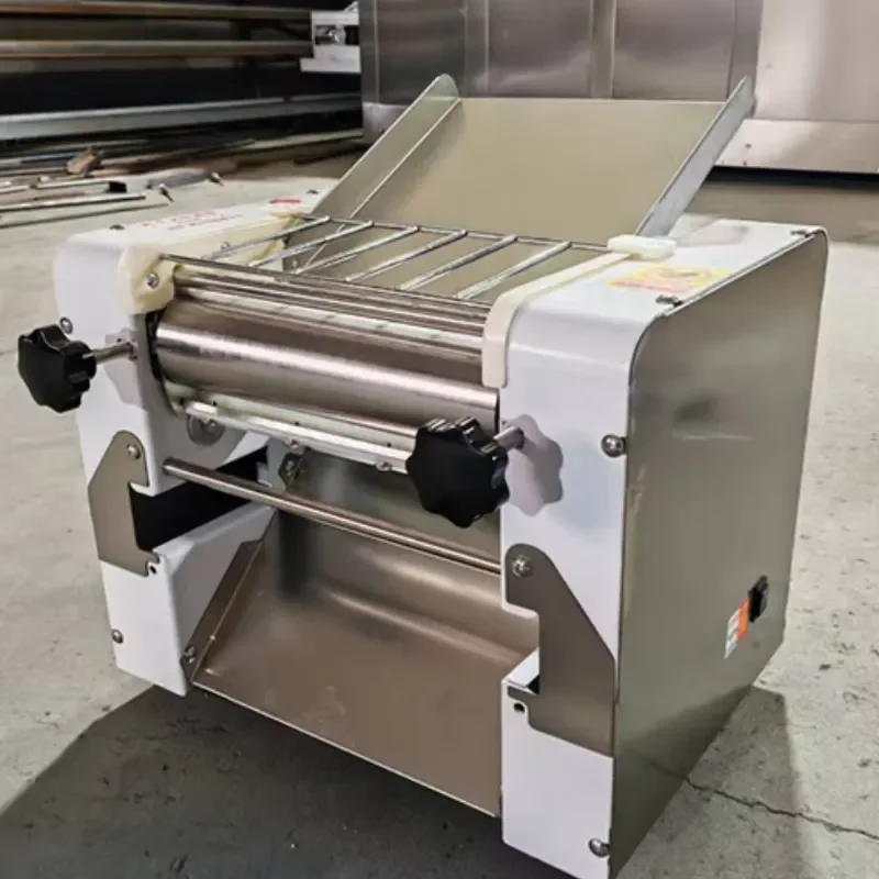 Commercial electric automatic noodle machine with food-grade stainless steel and 220V motor