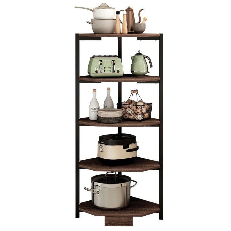 

Shelf floor, multi-layer household Daquan, dish storage rack, triangular seasoning rack