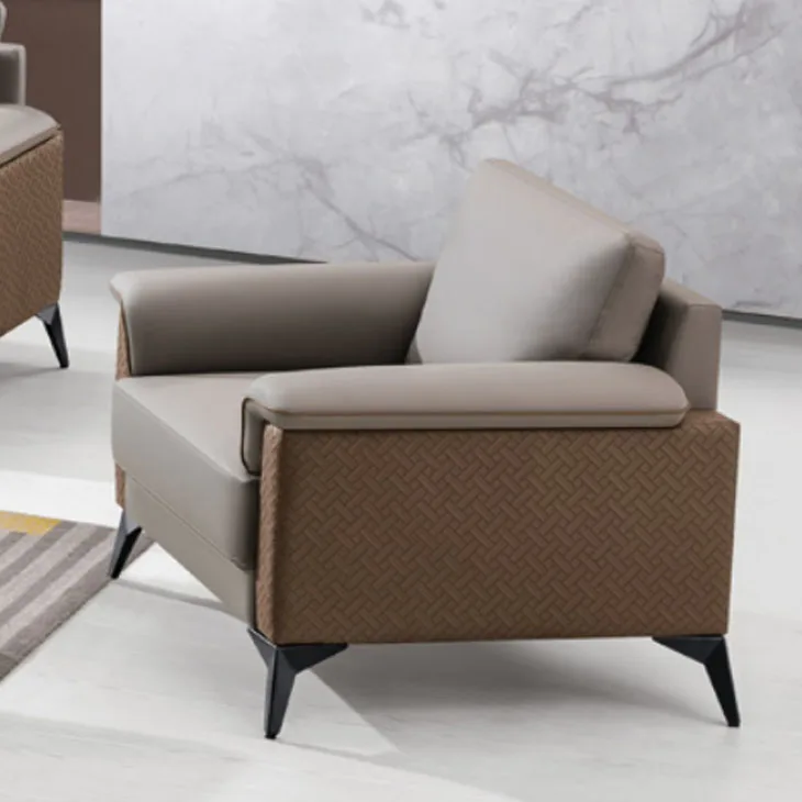 Sectional Office Reception Sofa Set With PU Leather Durable Commercial Use For Home Office & Hospital Waiting Areas