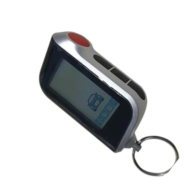 For Russia Starline A93 Two Way Car Burglar Alarm System V2, with CAN,Lin,ECO,GSM Key A93 Vertical LCD Remote Control Keychain