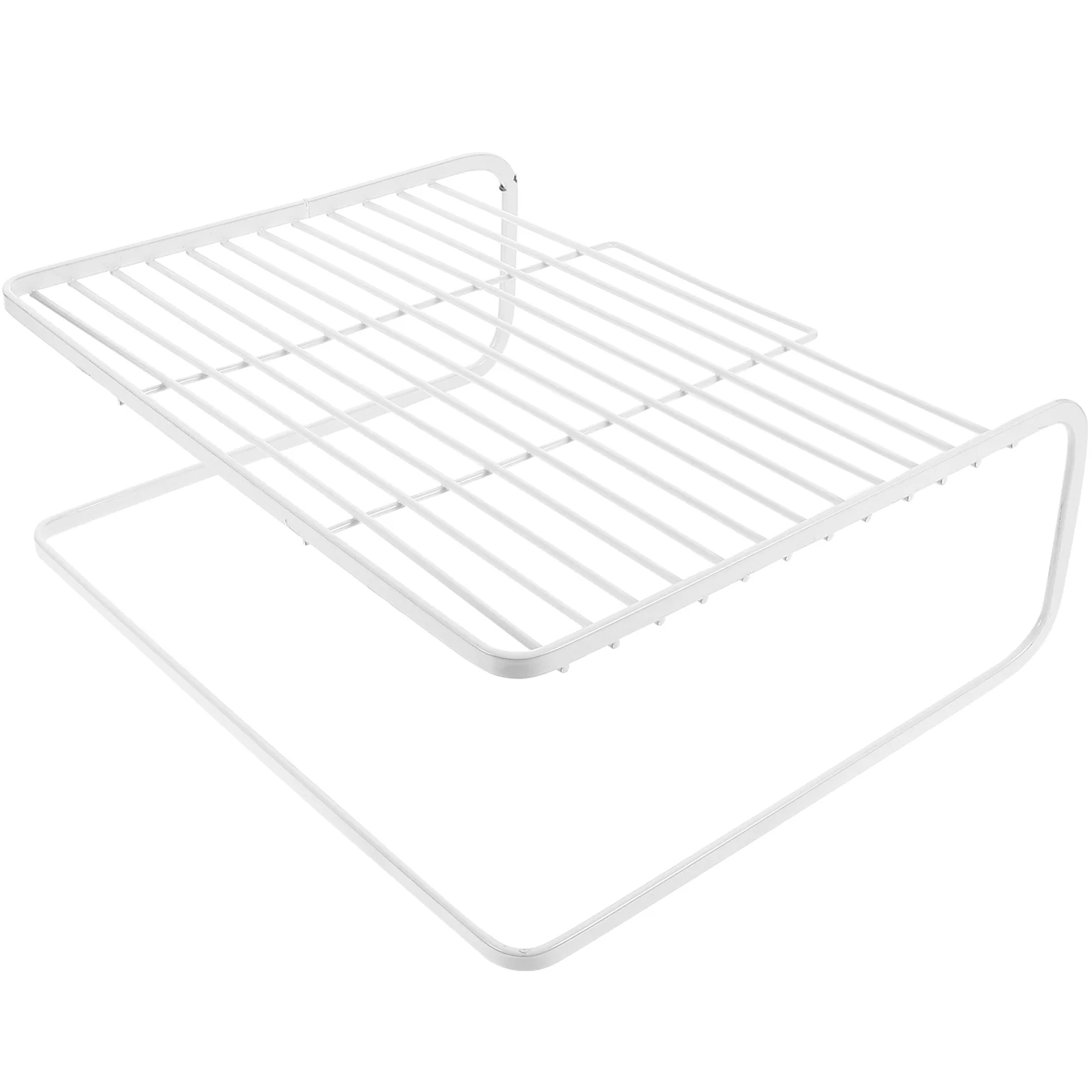 

Storage Layers White Router Storage Rack Medium Tabletop Router Shelf Holder Cable Box Shelf Tabletop Bracket Durability