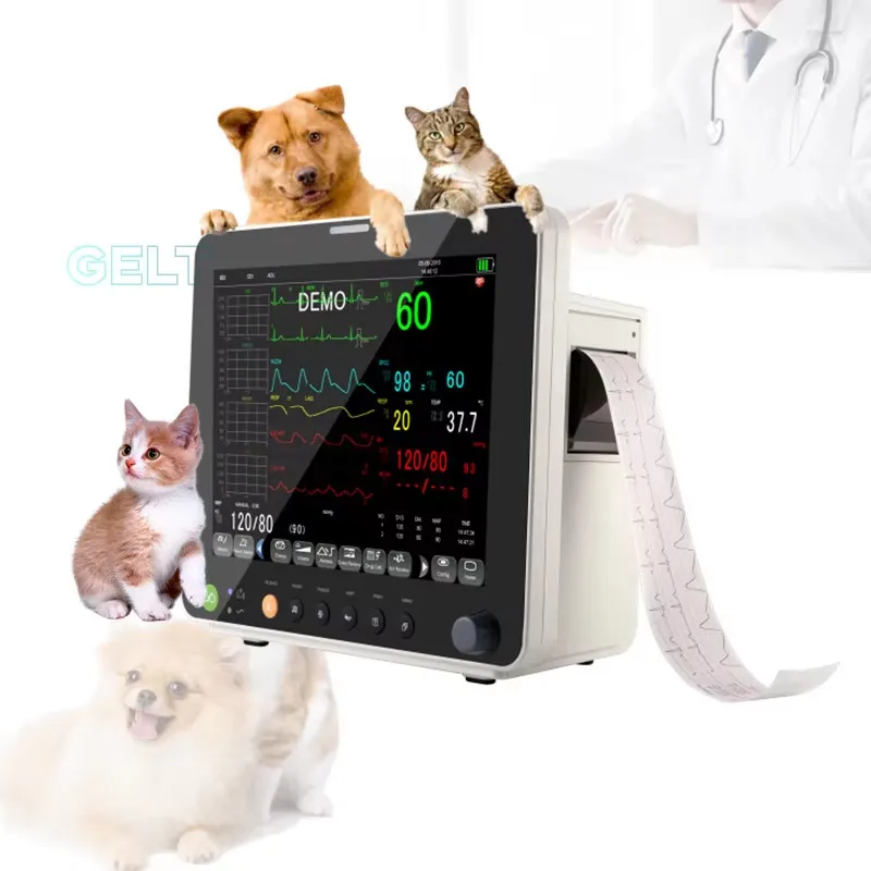 Animal Veterinary Equipment VET Multi-parameter Vital Signs Blood Pressure Monitor