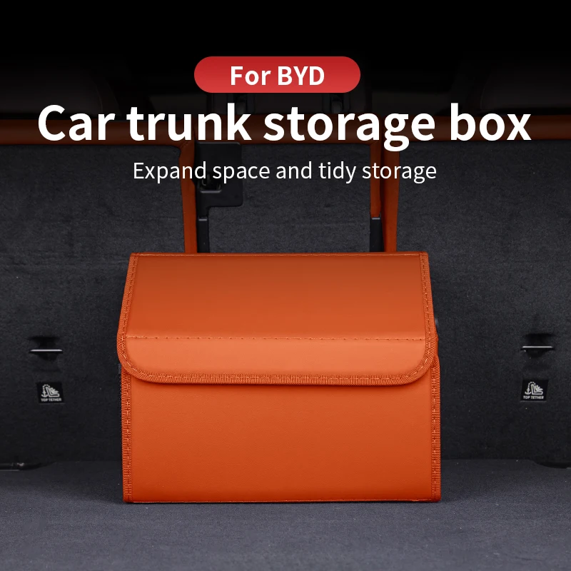 

For BYD ATTO 3 Han Tang BYD DOLPHIN SEAL Sealion 7 ATTO 2 Denza D9 SEAL U Durable Multi Purpose Foldable Car Trunk Organizer.
