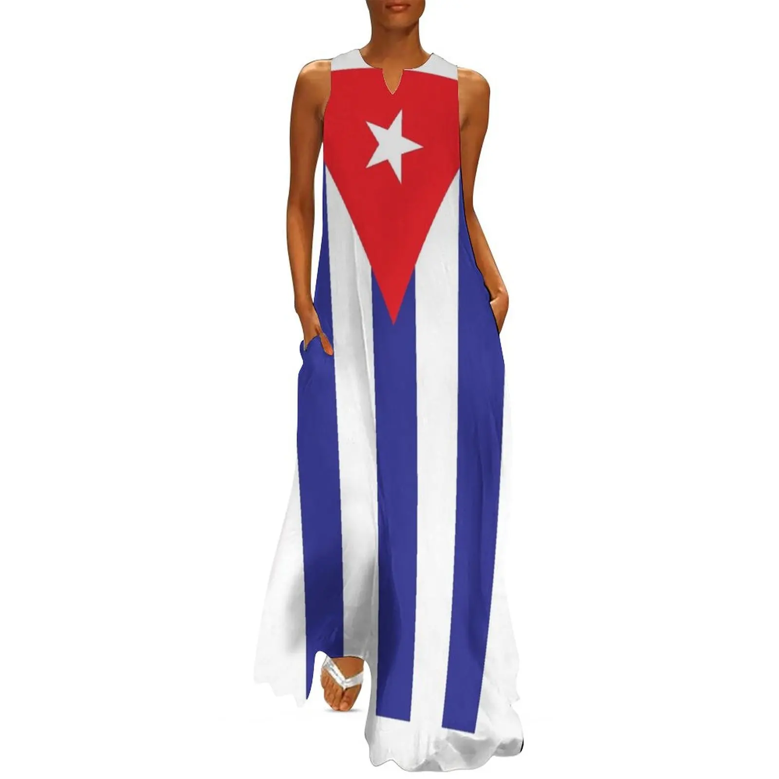 

Cuban Flag Long Dress luxury dress luxury evening dresses for women 2024 Summer skirt Women"s summer skirt