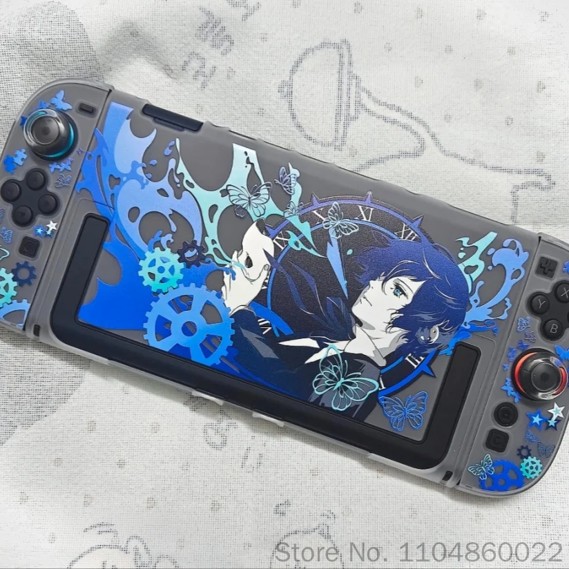 Жесткий защитный чехол Makoto Yuki, полупрозрачный, с рисунком Persona 3, совместимый с игровой консолью Switch 2 Oled Lite, подарок