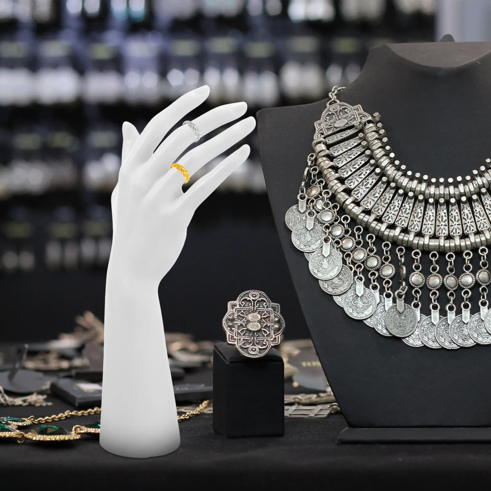 

Display Holder Women For Jewelry Hand Mannequin Ring Holder Ring Bracelet Display Stand Hand Craft Sewing Accessory