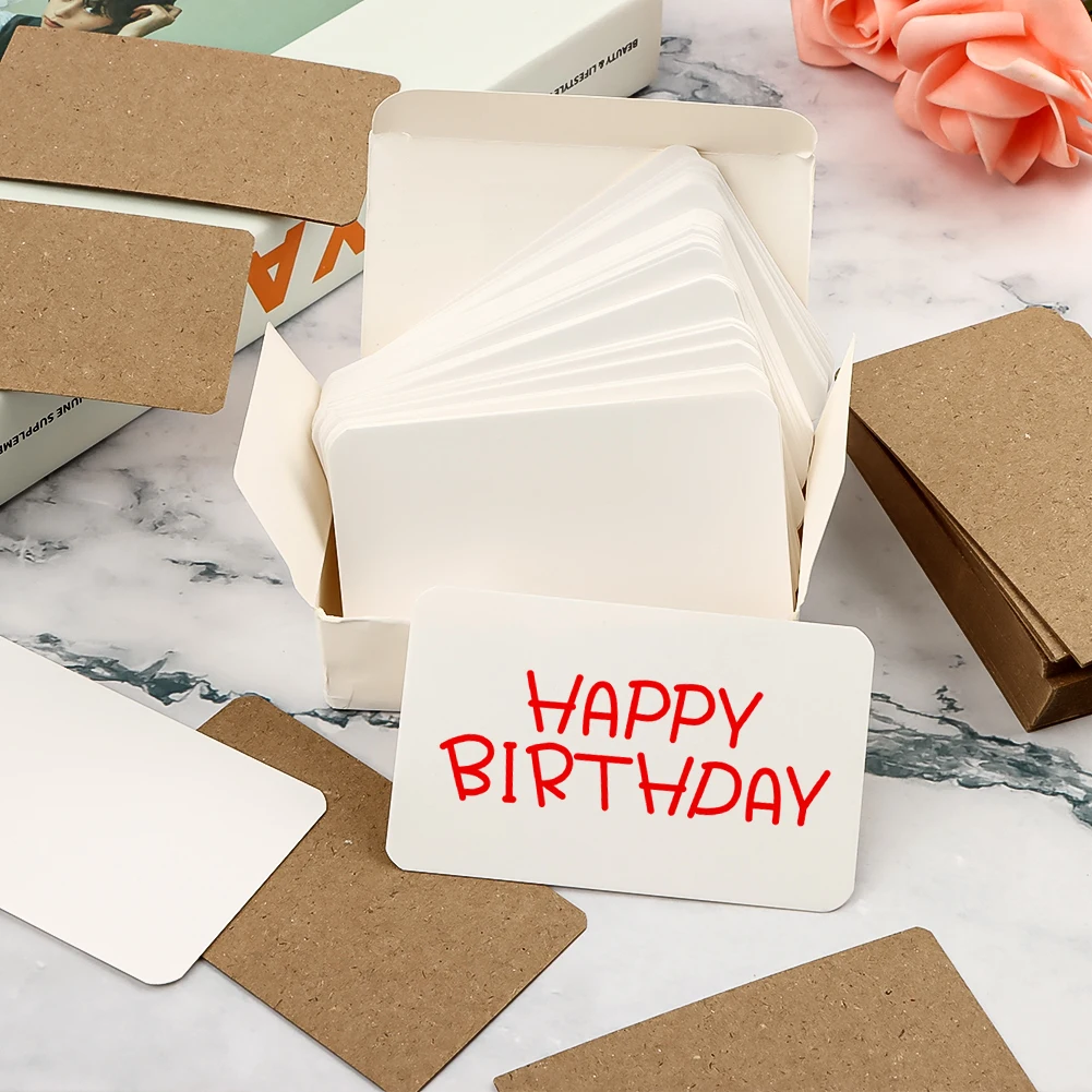 กระดาษโน้ตข้อความทรงสี่เหลี่ยมผืนผ้า200ชิ้นงานประดิษฐ์ทำมือแท็กการ์ดกระดาษเปล่าอเนกประสงค์สำหรับการเรียนรู้ของโรงเรียนสำนักงานสำหรับบุ๊คมาร์คกราฟฟิตี