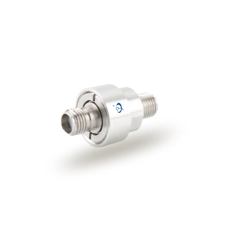 High Frequency Small Size 360 Degree Rotary Slip Ring Single Channel DC to 18 GHz Electrical Connector for Contact Materials