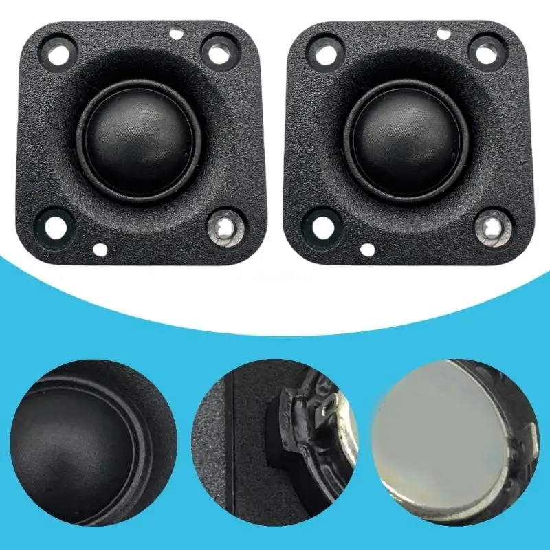Precisions Crafted Alto-falantes Tweeter 2 Polegadas para Reparos Som Qualidade, 4ohm 20W com Neodímio Magnético