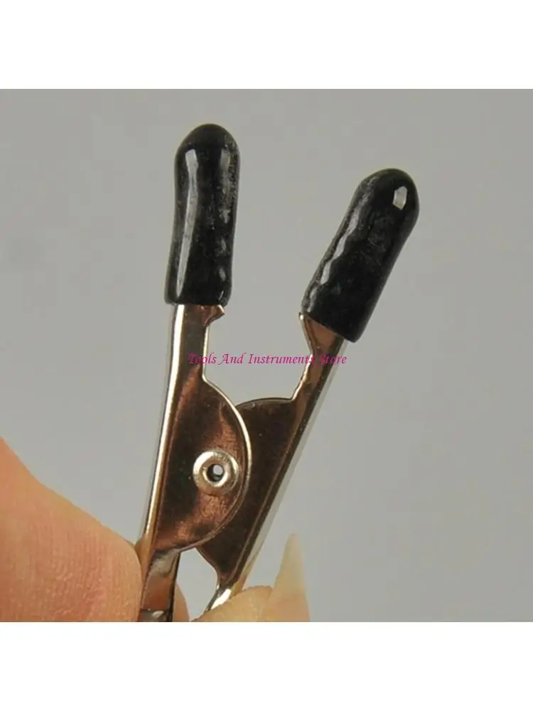 20Pcs Metal Painting Stand Alligators Clip Modelings Tool for Airbrushes C7AC