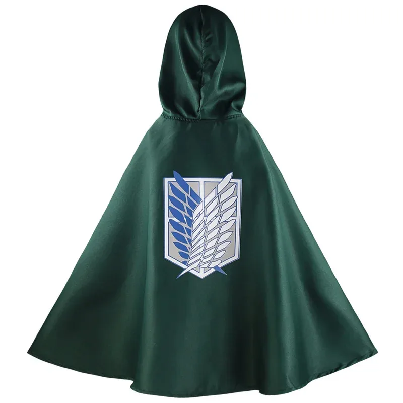NewBig Fun Shingeki No Kyojin Attack on Titan Scouting Legion Freedom Cape Robe Costume Game Cosplay Cloak Props5;c,6's.2;b'8,