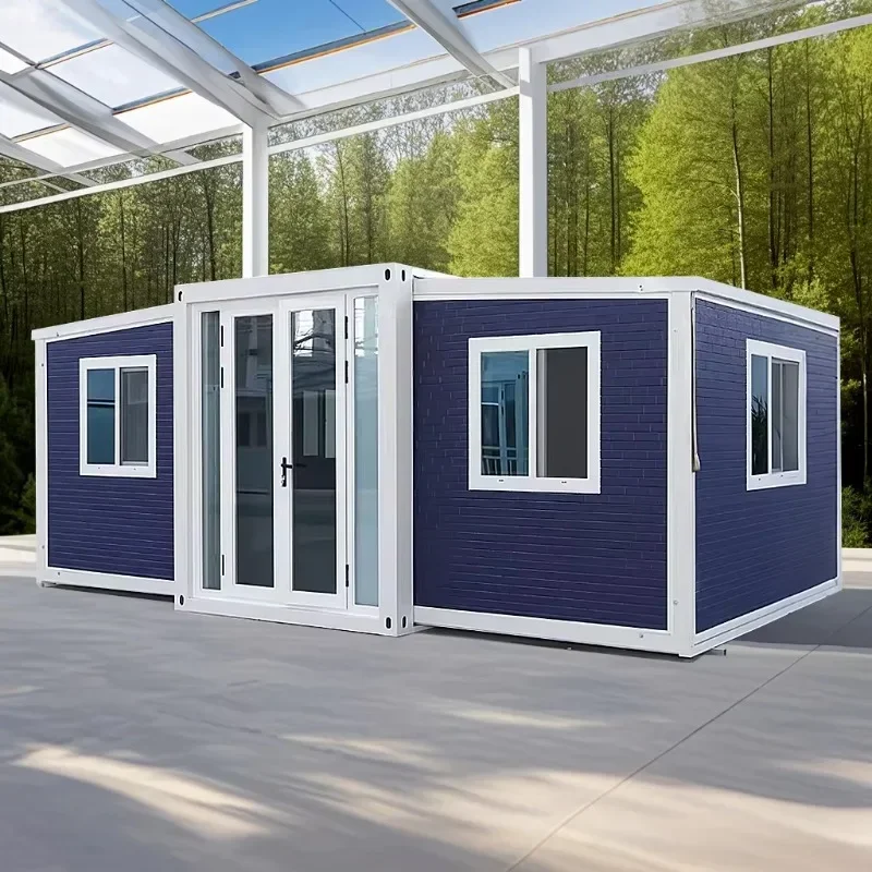 Ready Made 20Ft 40Ft Luxury Modern Prefab Villa Shipping Portable Expandable Container House 1-3Bedroom Mobile Tiny Home