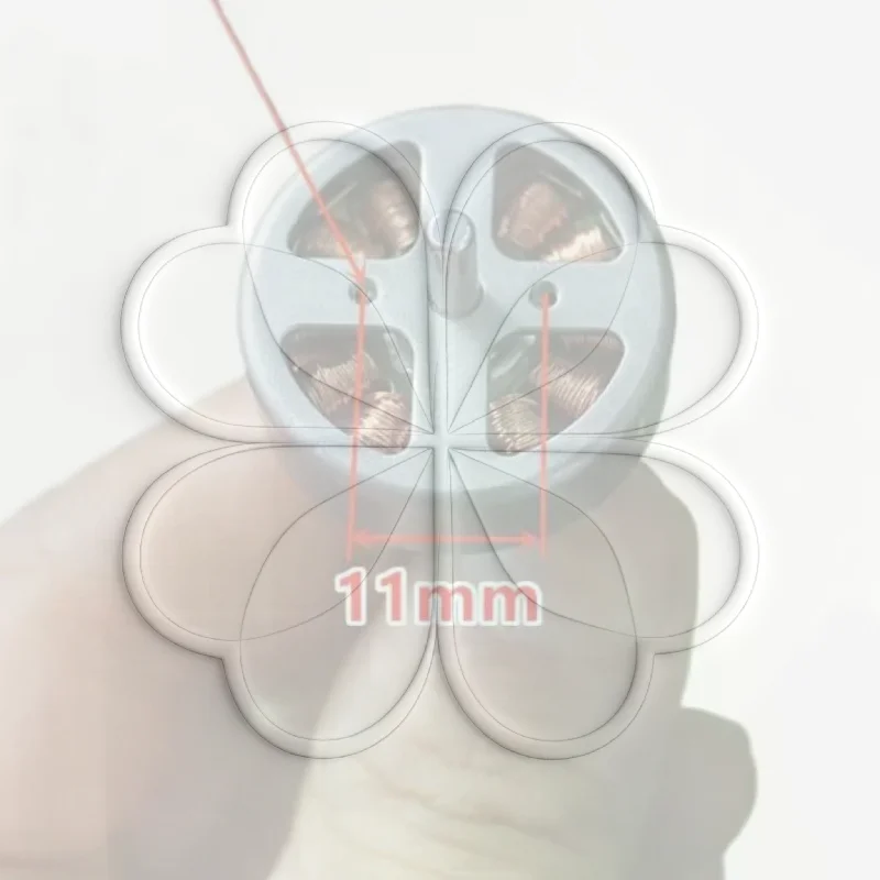 2204 Brushless Motor 1000KV RC Drone Replacement Motor High Torque Low Noise Metal Frame For DIY Quadcopter Model