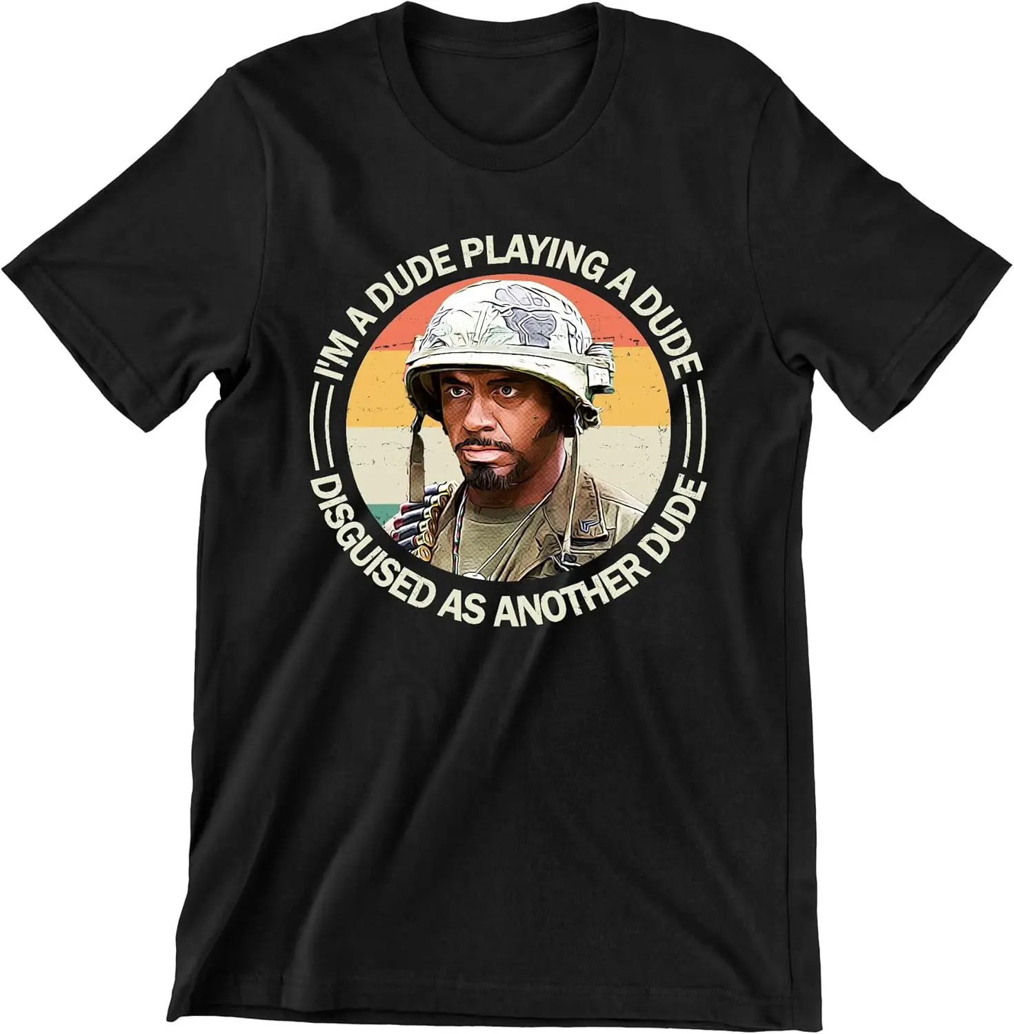 

Классическая футболка с принтом «Тропик грома», Кирк, Лазарус