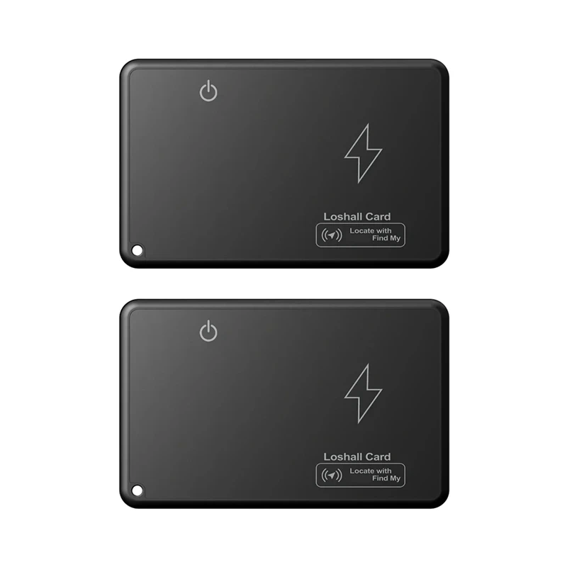 Tarjeta de seguimiento de billetera, localizador Gps de ubicación de seguimiento de carga inalámbrica, etiqueta inteligente para dispositivo de teléfono, encontrar mi aplicación, 2 uds.