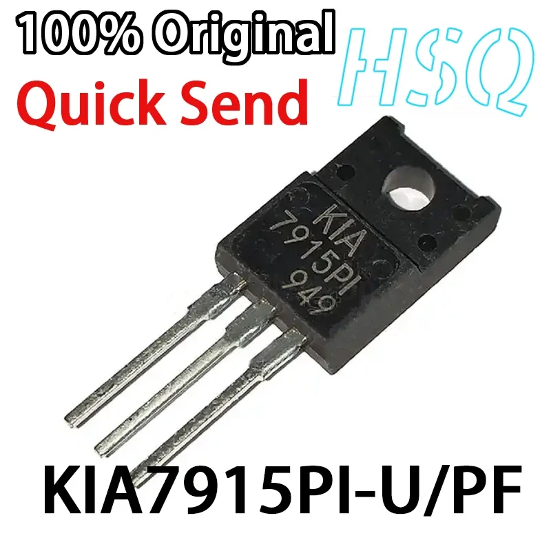 

10 шт. новый оригинальный трехконечный регулятор напряжения KIA7915PI-U/PF KIA7915PI TO-220IS