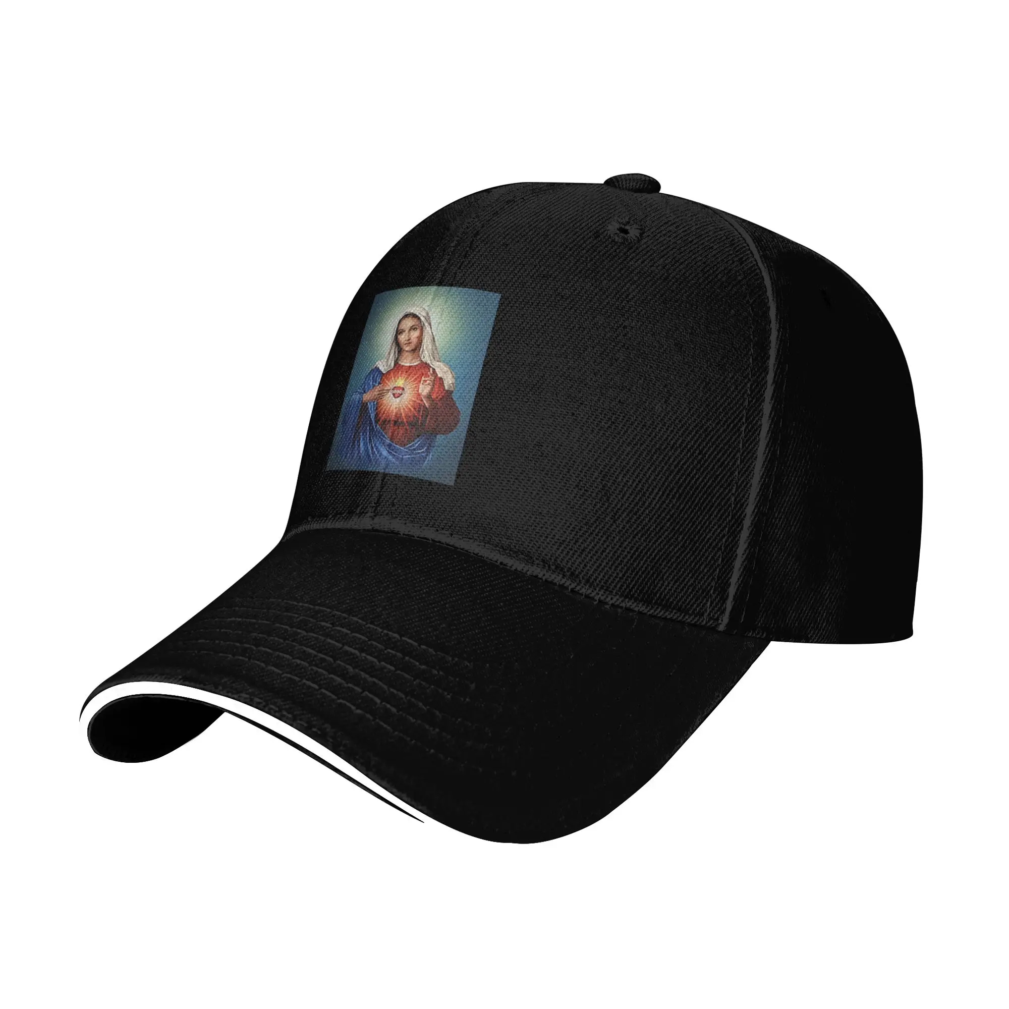 Immaculate Heart of Mary Virgin Mary Cap Casual Baseball Caps Adjustable Hat Hip Hop Summer Unisex Baseball Hats Customizable