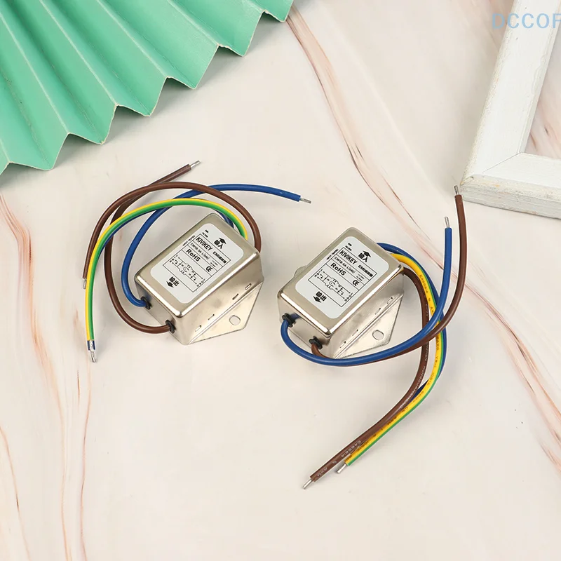 1Pcs AC 220V CW1B-10A-L Anti-interference Power Filter CW1B-3A/6A/10A-L(040)EMI Line Audio Purifier