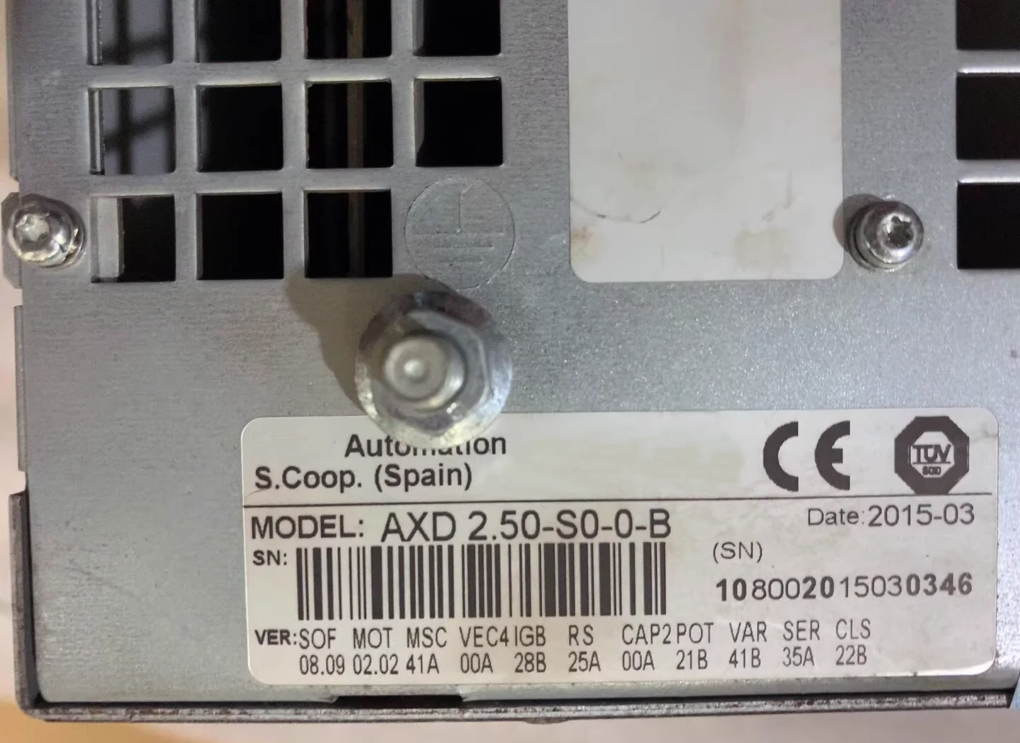 AXD2.50-S0-0-B Used Genuine Original Spindle Drives Servo Drives Tested ok，AXD2.50 S0 0 B，Fast shipping