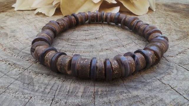 Mens Surfer Bracelet  Mens Stretch  Boho Bracelet.