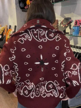 2026 Spring Loose Knit Jacquard Stand Collar Women Cardigan Zipper Full Sleeve Pockets Loose Sweater Fashion Lady Soft Knitwear 2 2026 Spring Loose Knit Jacquard Stand Collar Women Cardigan Zipper Full Sleeve Pockets Loose Sweater Fashion Lady Soft Knitwear 2