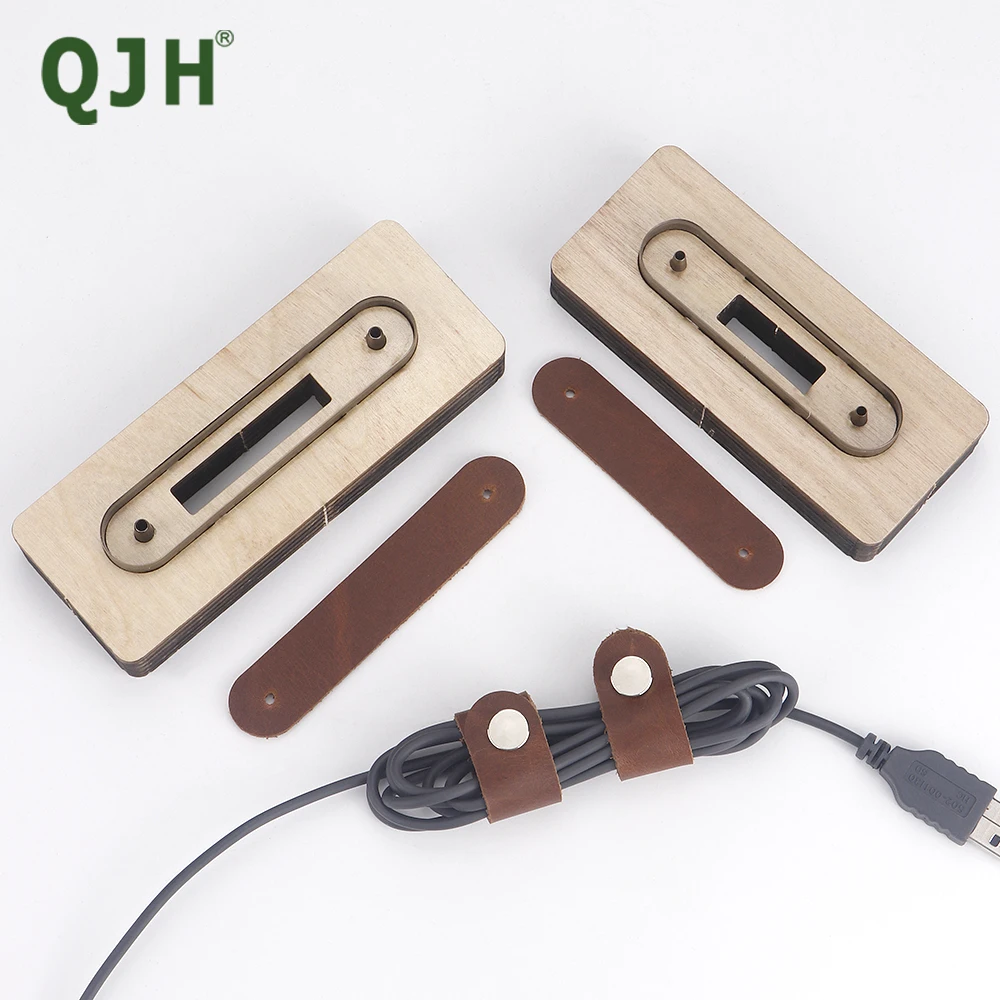 Headphone Cable Winder Leather Cutting Die Cut Mold, Data Cable Winder Punch Die, Leather Crafts Kraft Tool, Handmade Cutters