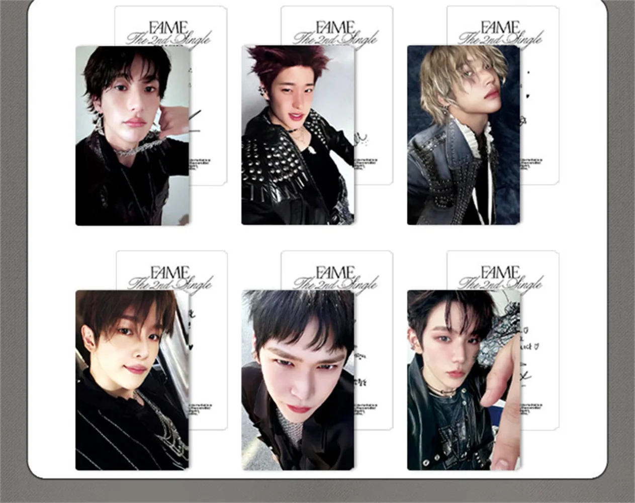 

6 шт./компл. RI-IZE FAME альбом фотокарта каталог карты LUCKY DRAW SUNGCHAN WONBIN SOHEE ANTON коллекция фанатов