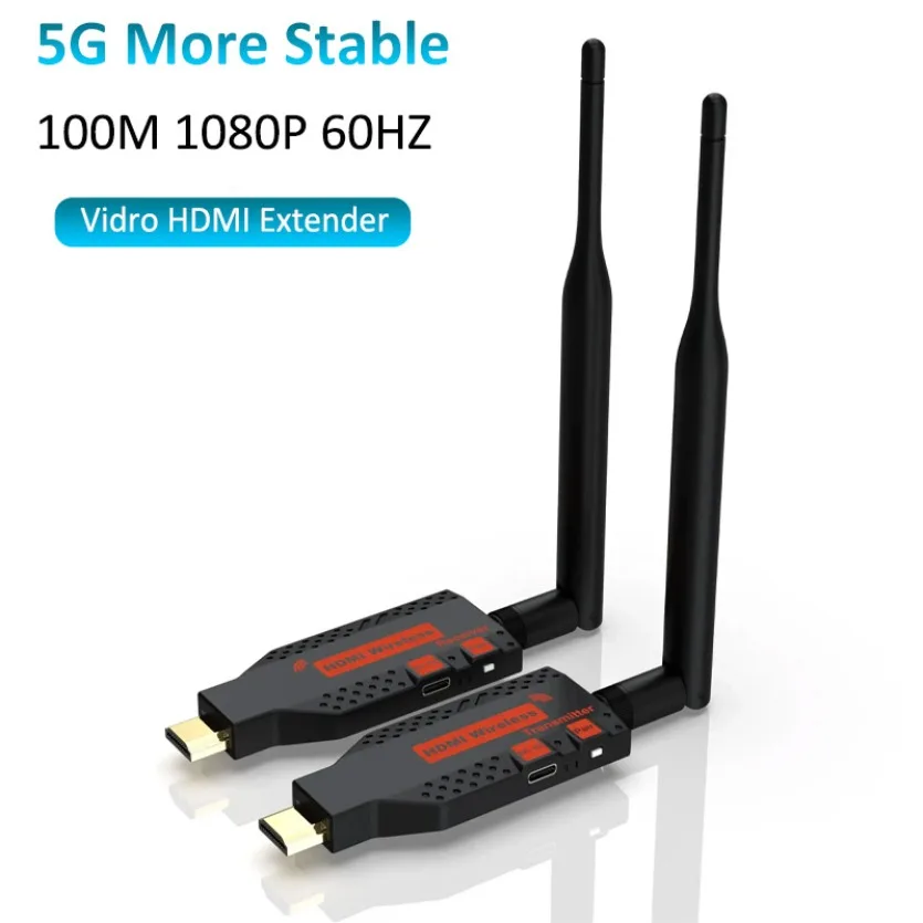 150M Wireless Transmission Custom Mold Video Transmitter Receiver-Compatible Extender Display Adapter Cable Screen Mirror