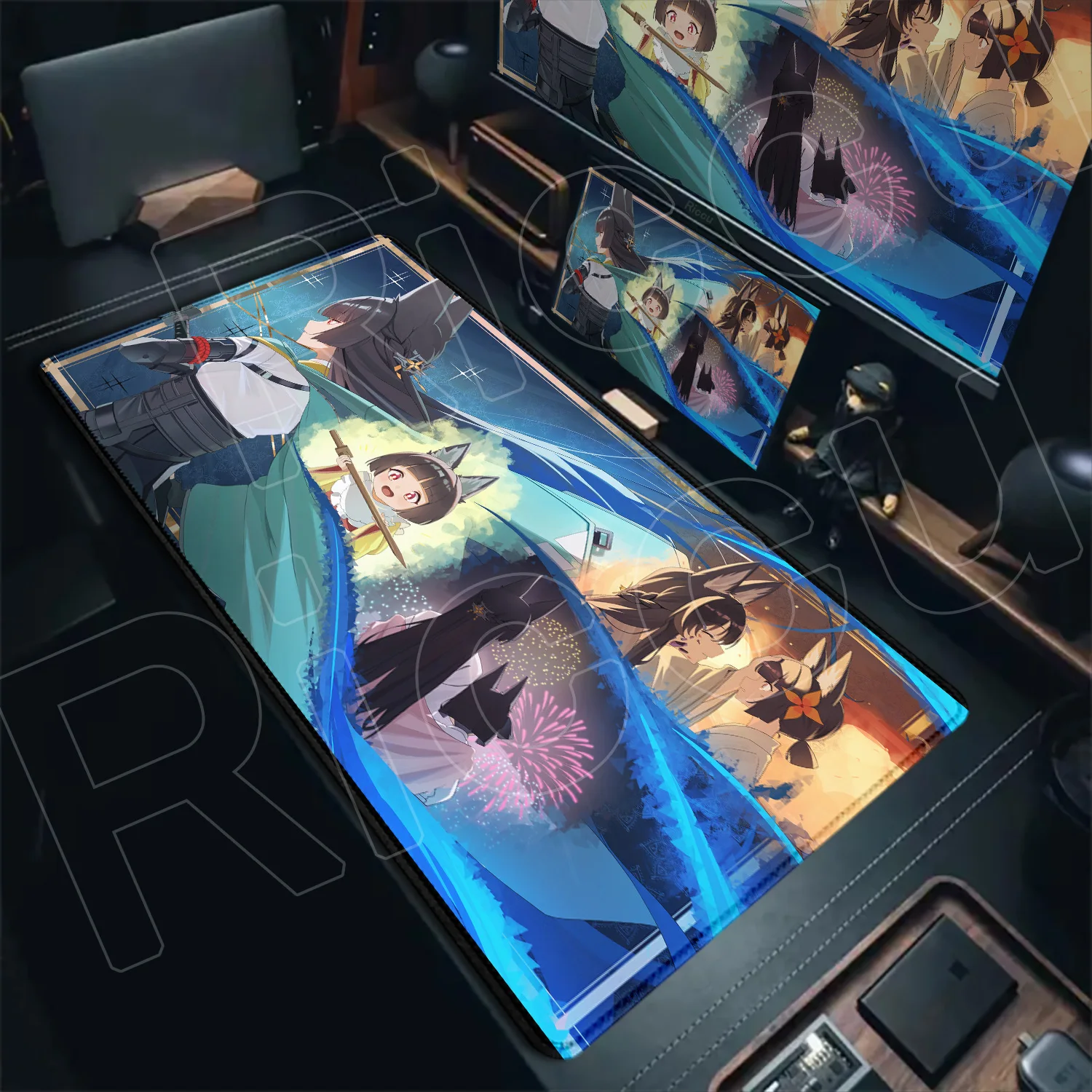 

Gaming Mousepad Kawaii Computer Office HD Anime Girl Hoshimi Miyabi Speed Keyboard Pad Zenless Zone Zero Gamer Table Protect Mat