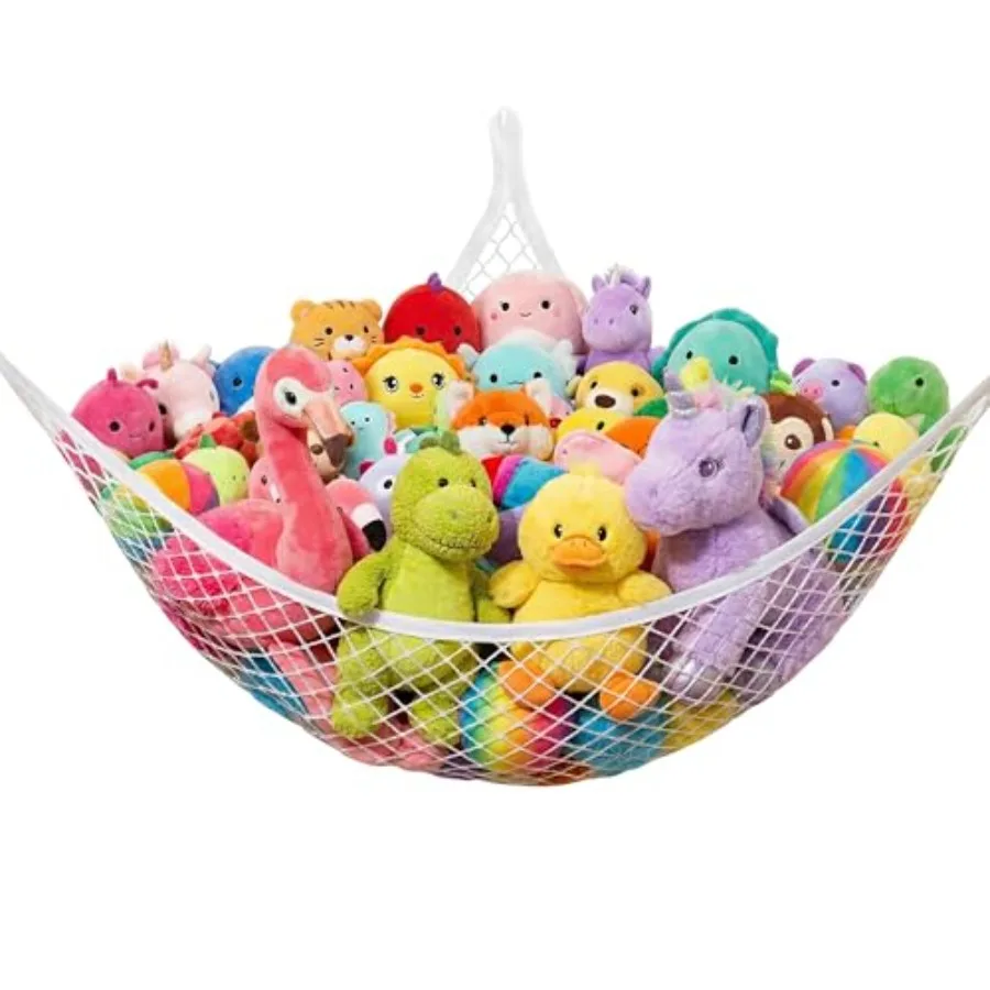 

Stuffed Animal Net Hammock for Plushie Toys Stuffed Animal Hammock Corner for ' Room Decor Ideas for Organizing Stuffy Collecti