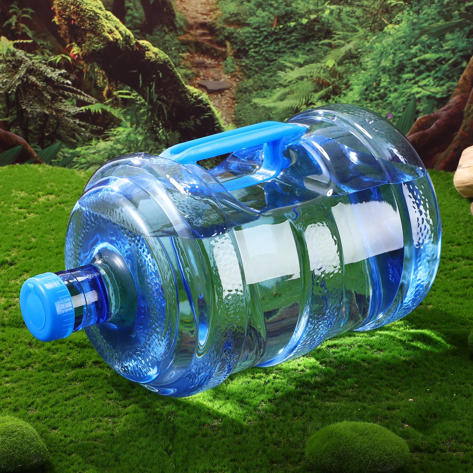 

1pcs 10L Outdoor Portable Plastic Water Container Dispenser Bucket Large Capacity PET Plastic Jug Container Portable Storage