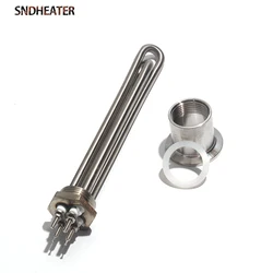 SNDHEATER 12V 24V 36V 48V Water Immersion Heater Low Voltage G1 1/4