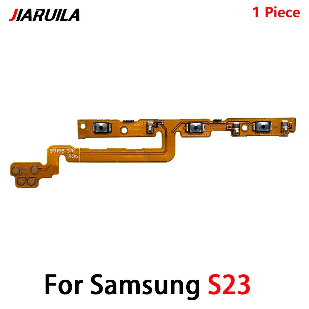 New For Samsung S20 S21 S22 S23 S24 Plus Ultra Fe Power On Off Volume Side Button Key Flex Cable Replacement Parts