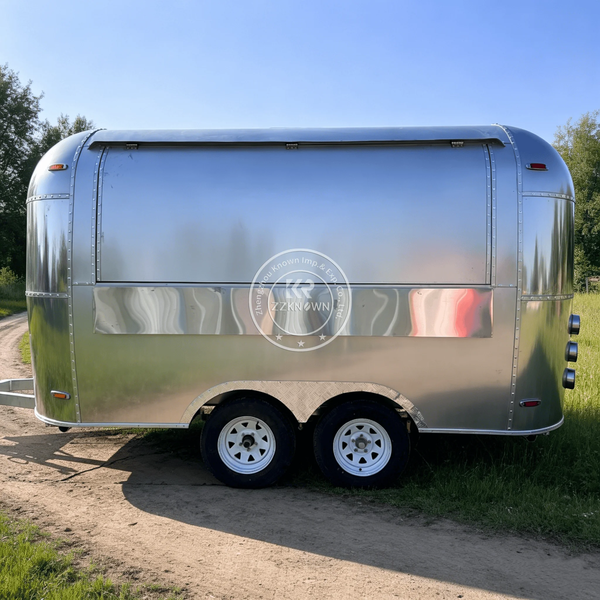 

Mobile Coffee Bar Foodtruck Catering Trailer Fully Equipped Hot Dog Ice Cream Pizza Fast Food Truck with Full Kitchen