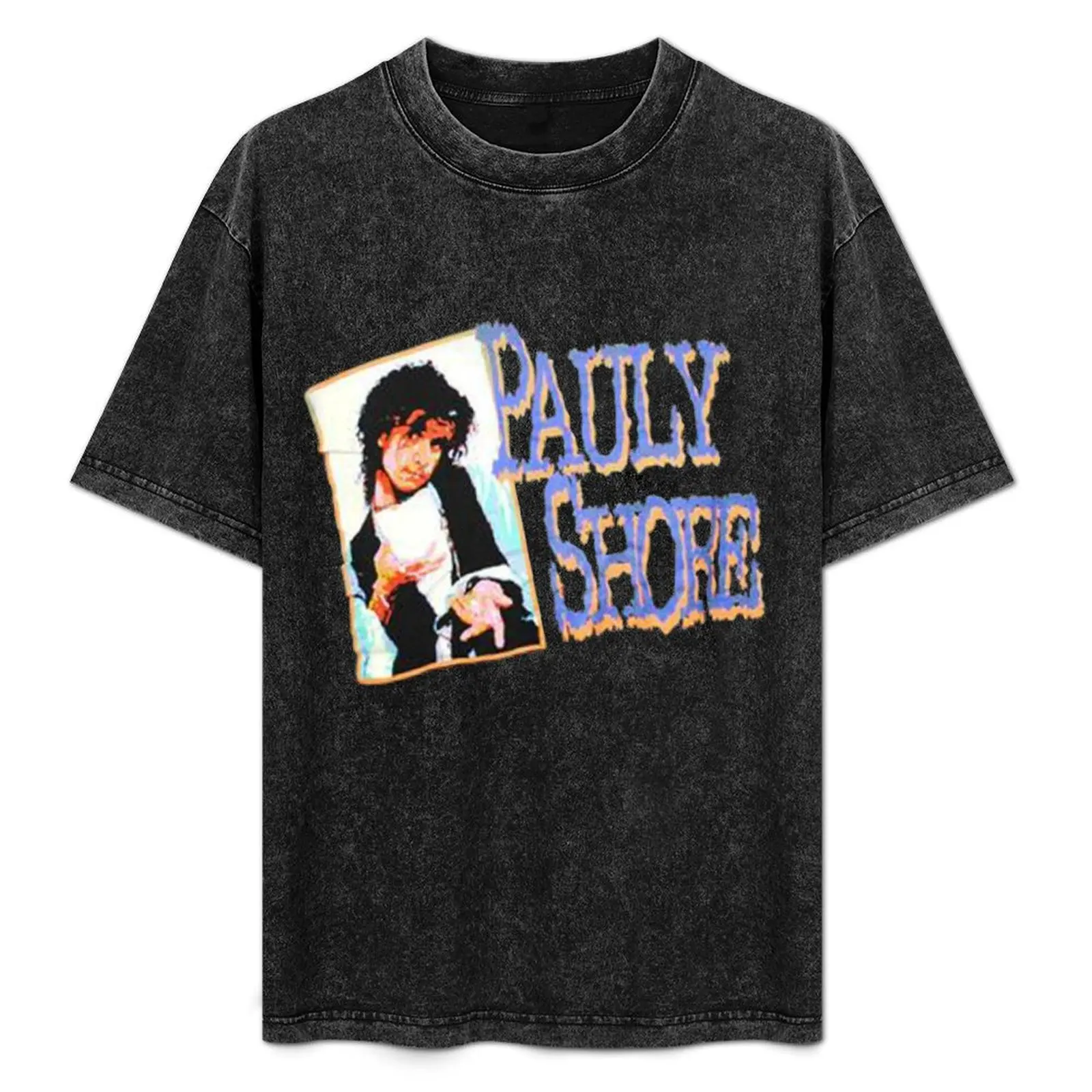 Find 1992 Pauly Shore Vintage Encino Man Era MTV VJ Classic 80's + 90's Pop Culture Neo-Hippie Grunge Iconic Comedian Pr T-Shirt