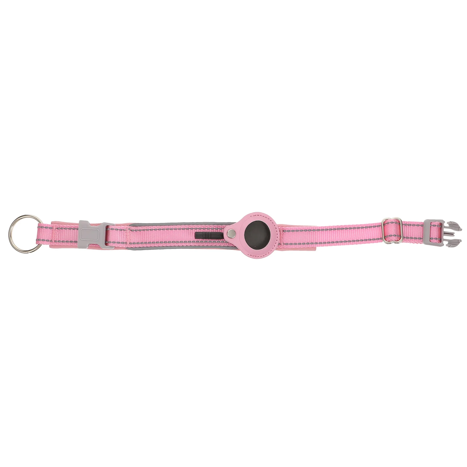 

1pc Pet Collar Protective Case for Pink M Reflective Design Durable Material Dog Tracker