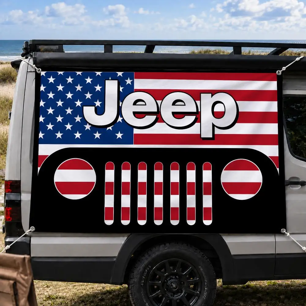 Jeep Off Road Adventure 4x4 Flags Decorative Banners Suitable For Outdoor Camping Family Parties And Garden Walls Gift