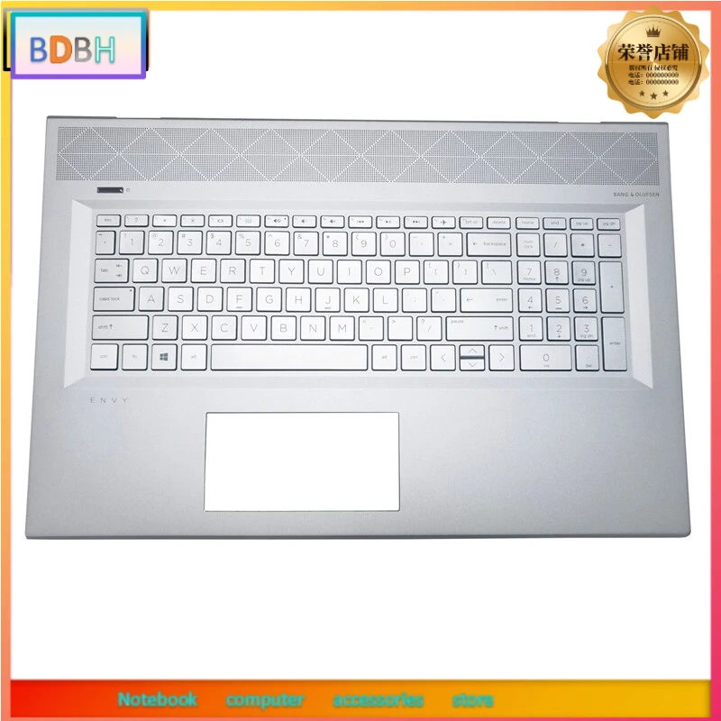 New Palmrest 17-BW 17t-BW TPN-W137 with Backlit Keyboard L20714-001 Laptop Upper Rest Cover