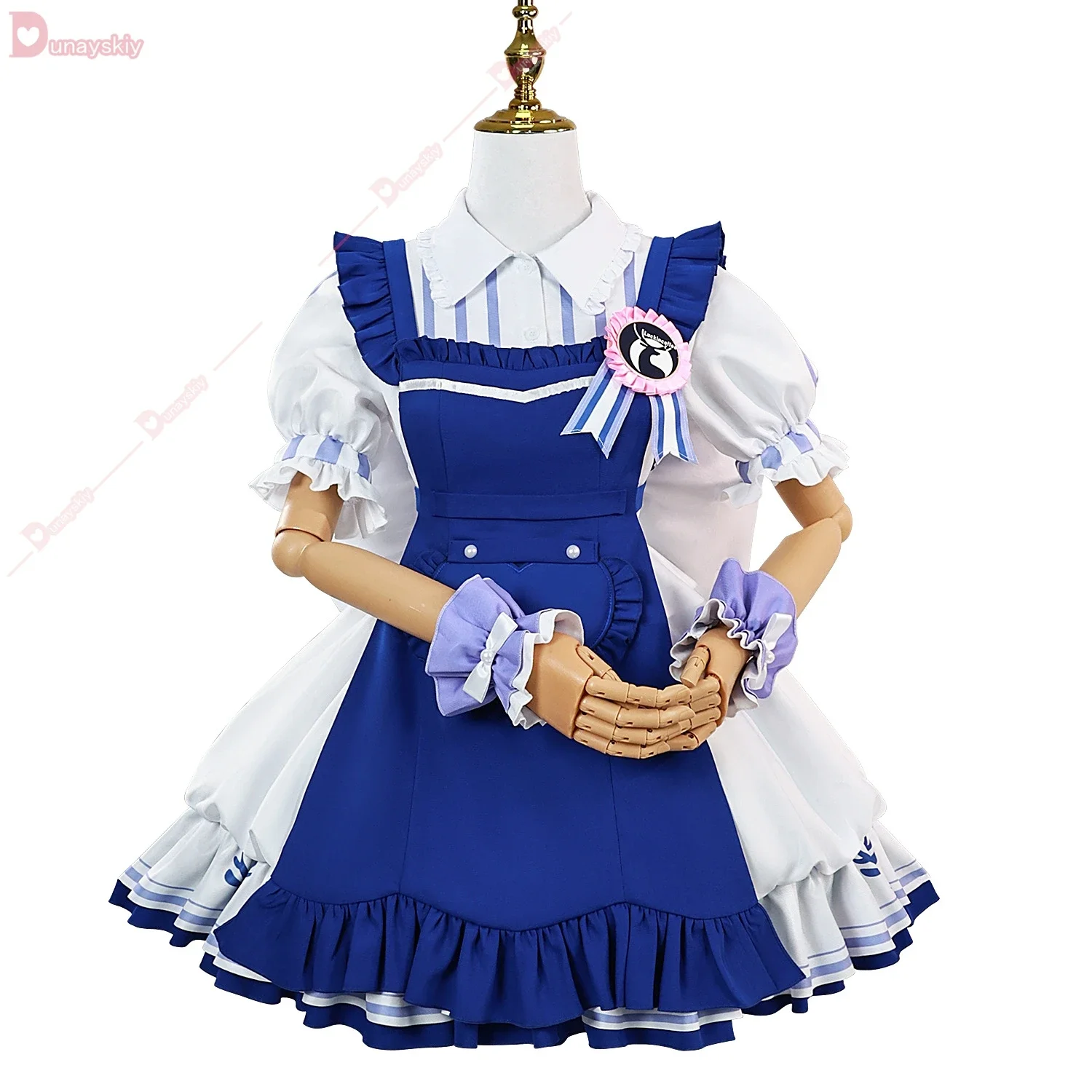 CosplayAuf Lager Sigewinne Clorinde Collab Fanart Doujin Cosplay Kostüm Genshin Impact Full Set Perücke Halloween Weihnachten