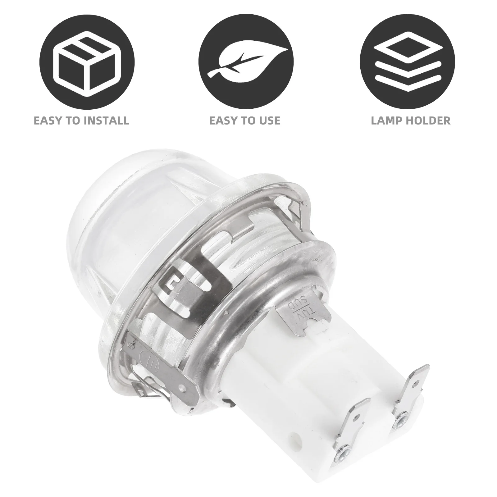 

High Temperature Resistant E14 Ceramic Lamp Holder Socket Adapter Bulb 300C Heatproof Oven Lighting Solution Easy Install