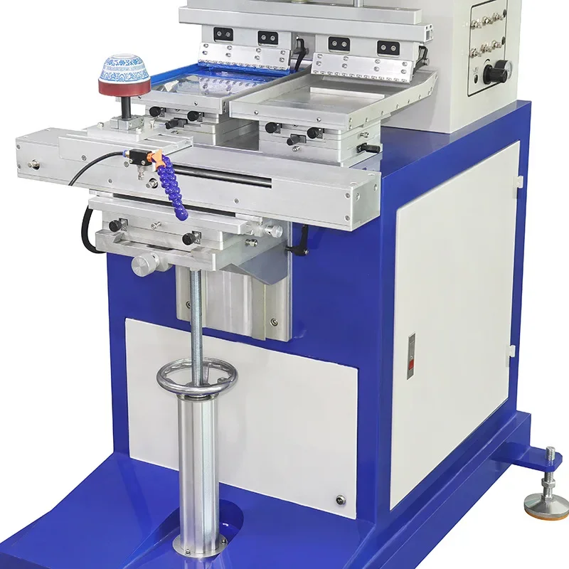 Haohe HLC-250D-S hollow rubber head PLC two-color shuttle pad printing machine