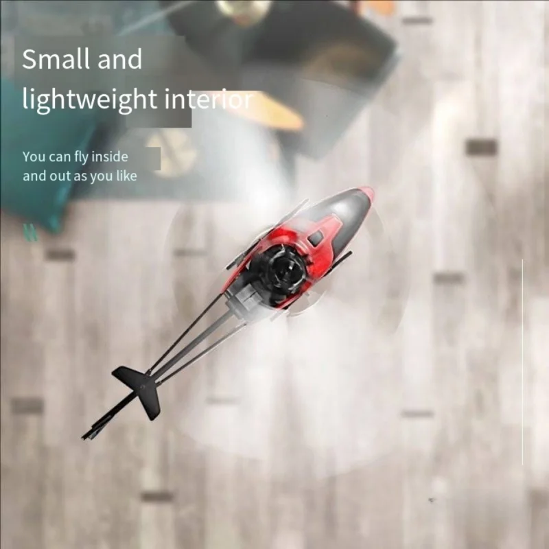 Induction Two-Way RC Helicopter Rechargeable, Anti-Drop Electric Luminous Aircraft Model for Indoor Hover