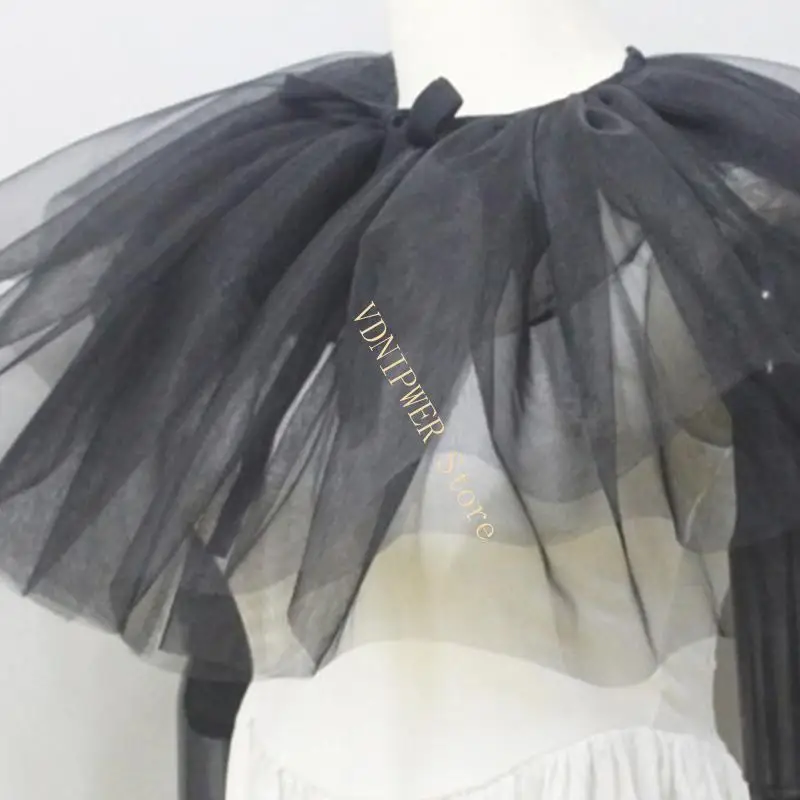 COLLARE RUFF COURTSTYLE PACI PER ACCESSORI COSTUTTO HALLOWEEN COLLARE DETACHIBILE D08E