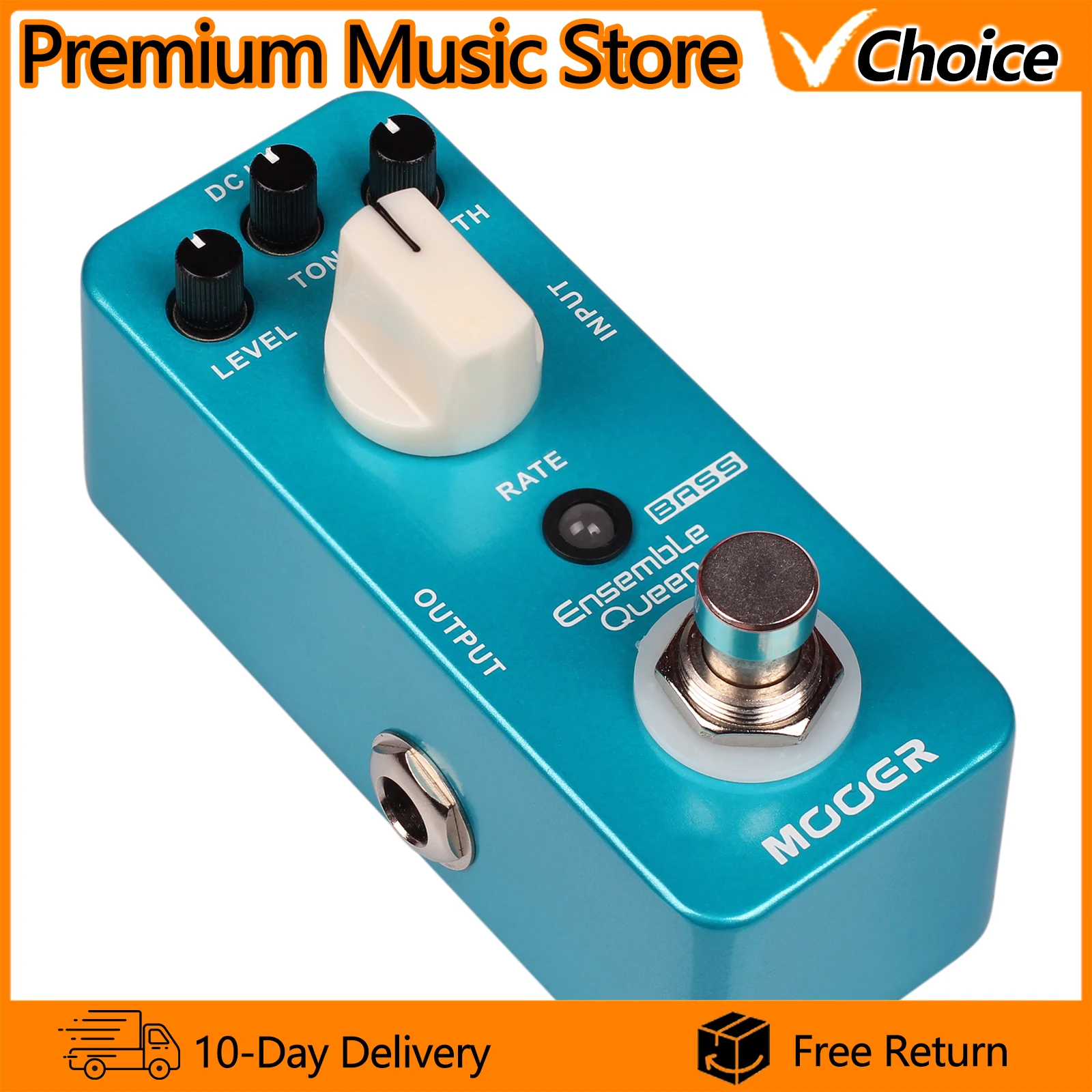 

MOOER Guitar Effects Pedal Ensemble Queen Chorus Bass Guitar Pedal Warm Smooth Electric Guitar Parts Accessories True Bypass